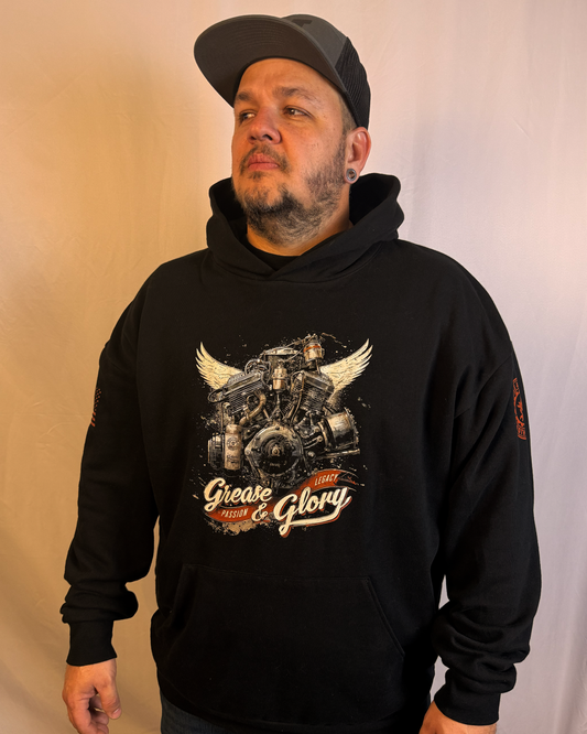 Grease & Glory – Legacy Hoodie