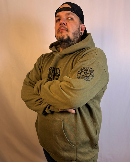 Grill Sergeant Hoodie S&T BBQ Division