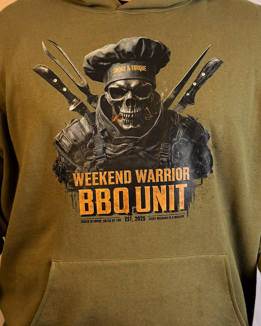 Weekend Warrior – BBQ Unit Hoodie