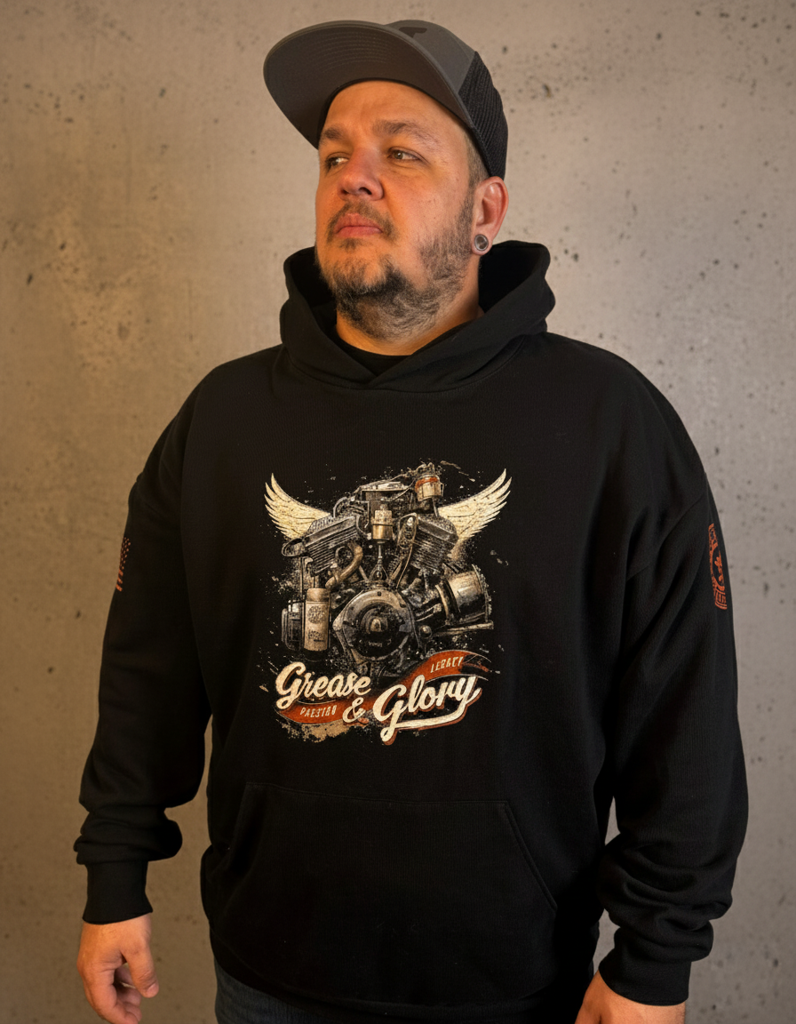 Grease and Glory Legacy Hoodie