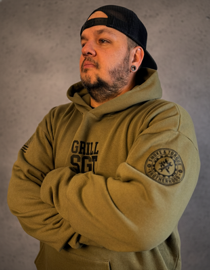 Grill Sergeant Hoodie S&T BBQ Division
